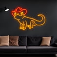 thumbnail image 2 of Cowboy Lizard Neon Sign, Cowboy Lizard Led Signs, Cowboy Lizard Led lights, Cowboy Lizard , Cowboy, 2 of 5