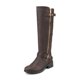 thumbnail image 1 of Botas DREAM PAIRS UTAH-W Marrón Altas Hasta la Rodilla con Pantorrilla Ancha y Tacón Bajo, 1 of 8
