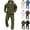 Army Green, variant on Sweatsuits for Men 2 Piece Long Sleeve Full Zip Hooded Sweatshirt and Elastic Waist Joggers Athletic Tracksuit