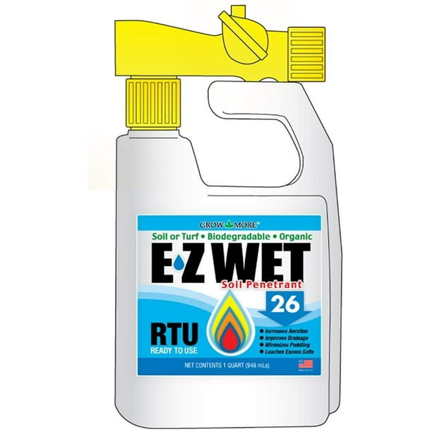 Grow More EZ Wet Soil 26 Organic Ready To Spray 32oz
