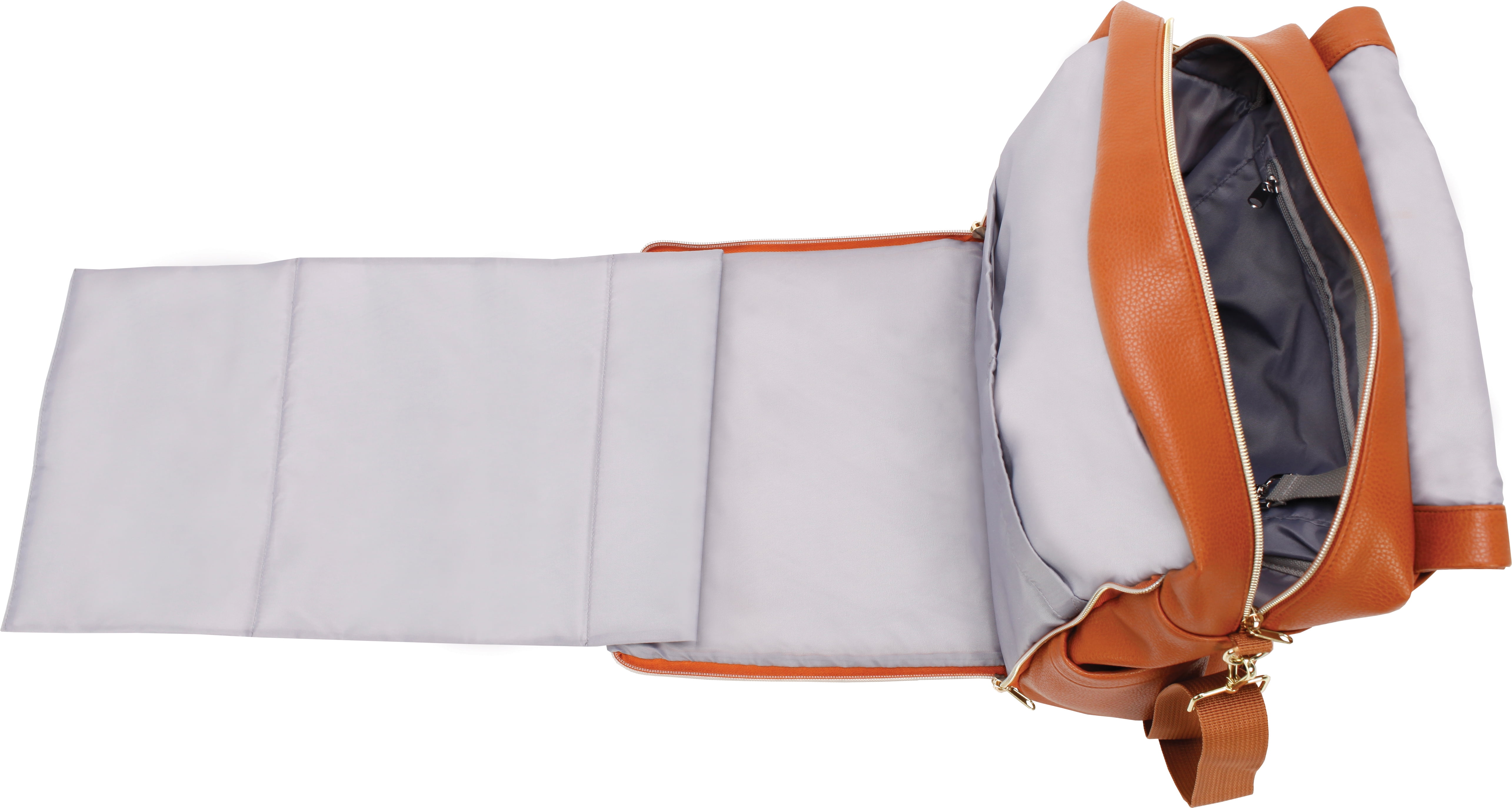 iPack Tote Diaper Bag with Changing Pad, Brown