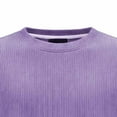 thumbnail image 5 of Chiccall Mens Crew Neck Long Sleeve Loose Corduroy Pullover Sweatshrits, 5 of 6