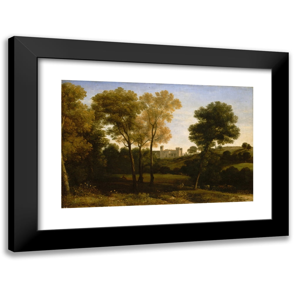 Claude Lorrain 14x11 Black Modern Framed Museum Art Print Titled - View ...