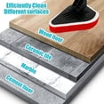 thumbnail image 4 of Scrub Cleaning Brush Set 2 in 1 Shower Cleaning Brush with Long Handle Extendable Multifunctional Tub Tile Scrubber Brush Triangle Cleaning Brush with Long Handle for Bathroom Bathtub Kitchen, 4 of 11