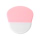 thumbnail image 1 of Cepillo para mascarilla facial redondo de mango corto ligero de 1 pieza en rosa, 1 of 5