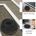 thumbnail image 3 of unbranded flat screen spline Window Screen Spline Black for and Dust 1Pcs, 3 of 7