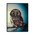 thumbnail image 1 of RYLABLUE Owl Fleece Blanket Throw Blanket 58x80 inches, 1 of 1