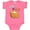 Hot Pink, variant on Inktastic Cute As 3.14 Pi Day Pumpkin Pie Pun Boys or Girls Baby Bodysuit