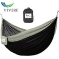 thumbnail image 2 of Vivere Ltd Vivere Parachute Double Chocolate/Turquoise Hammock, 2 of 11