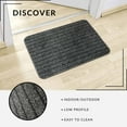 thumbnail image 4 of Evideco Gray Chloe Polypropylene Door Mat 24x16 Inches - Weather Resistant - Outdoor - Front Door Mat for Entryway, Porch, Patio, 4 of 6
