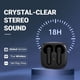 thumbnail image 4 of Ofertas del Black Friday: Liquidación de auriculares inalámbricos por menos de $5 kkbbma: Auriculares inalámbricos Bluetooth de gran venta con nueva apariencia, semi-intraaurales, baja, 4 of 6