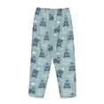 thumbnail image 5 of Xecao Cute Hippopotamus Women's Straight Lounge Pajama Pants: The Epitome of Relaxed Sleepwear, 5 of 9