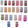 thumbnail image 4 of 1 Set French Tip Press on Manicure Kit Nails Coffin False Toe Files Glittery Stick Full Cover Ballet Style Beauty Tool DIY Decorations Type 18, 4 of 6