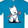 thumbnail image 4 of Inktastic Candycane Cutie Westie T-Shirt, 4 of 5