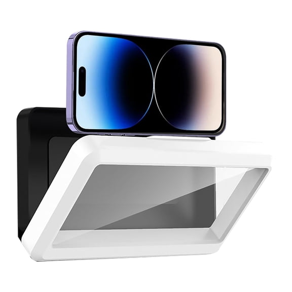 360° Rotatable Retractable Adjustable Shower Phone Case Holder Waterproof, Bathroom Wall Phone Mount Stand Water Proof Anti Fog Case, Shower Accessories for 4-7" Phones