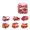 fire truck, variant on Plastic Inertia Pullback Car Set Toy, Portable Compact Design, for Travel, 3.93 x 3.74 in