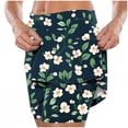 thumbnail image 6 of Cavosen Summer Shorts Plus Size Short Skorts Yoga Pants Floral Print Lightweight Comfy Shorts with Pockets, 6 of 6