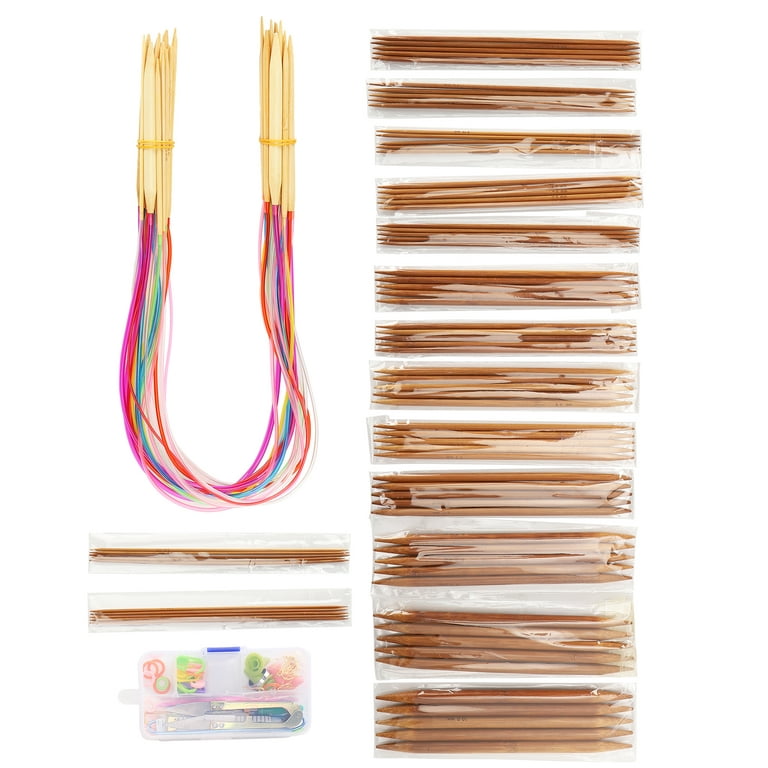 Knitting needle storage tubes 5 colors - 5pcs