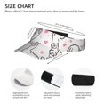 thumbnail image 3 of Sikiie Alpacas and Hearts Sun Visor Hat Adjustable Velcro Golf Visor Sports Sunscreen Visor Hat for Outdoor Activities, 3 of 7