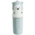thumbnail image 2 of Tubo de cepillo de dientes con forma de oso de dibujos animados, taza de viaje portátil para enjuague bucal, caja de almacenamiento para el hogar, caja de papelería para lápices para, 2 of 5