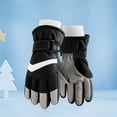 thumbnail image 2 of Staki Kids Winter Gloves Snow Waterproof Ski Cold Weather Insulated Outdoor Snowboard Gloves for Boys Girls(Black,6-8 Years), 2 of 9