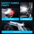 thumbnail image 3 of 500W Folding Electric Bike,36V 15AH Removable Battery EBike,Light Weight Ebike,Electric Bike for Adults, 16" Foldable ebike, Adult Electric Bikes for Man Woman Commute, 3 of 9