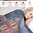 thumbnail image 3 of Pratyus Snowy Cityscape Throw Blanket for Couch Sofa Bed Office Decor All Seasons Super Soft Blanket 40x50in, 3 of 6