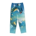thumbnail image 6 of Gyarados Women's Pajama Pants, Ultra-soft Comfortable Casual Lounge Pants, Graphic Printed Sleep Bottoms With Drawstring, 6 of 8