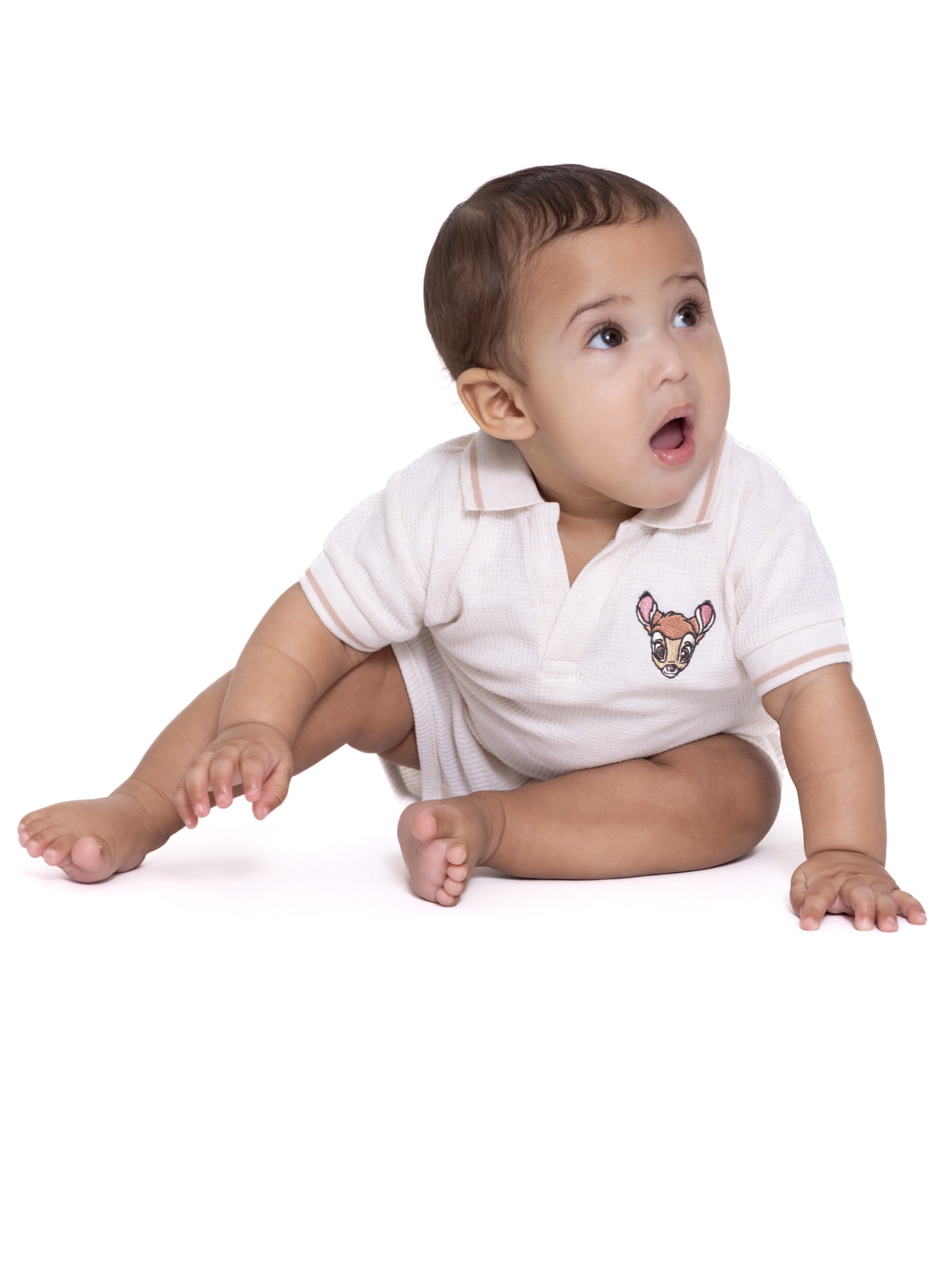 Bambi Baby Polo Shirt and Shorts Set, 2-Piece, Sizes 0M-18M