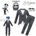 thumbnail image 2 of Ropa de Halloween para niños, disfraz de Jack Skellington de Pesadilla antes de Navidad, uniforme de Halloween para niños, 2 of 4