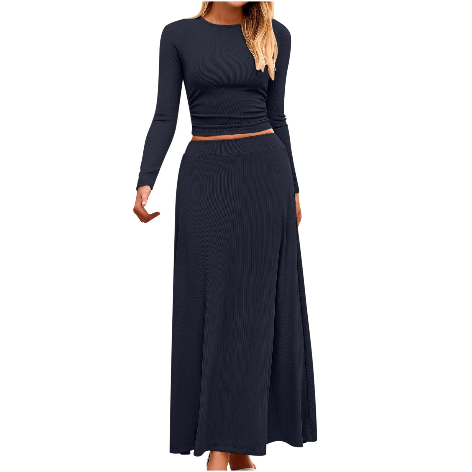 Elizabeth Mock Neck Flutter Sleeve Midi Dress, Stargaze - Anna Cate