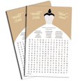 thumbnail image 1 of All Ewired Up Wedding Word Find/Search Game - Bridal Shower - Champagne Silver Wedding Dress (50-Sheets), 1 of 4