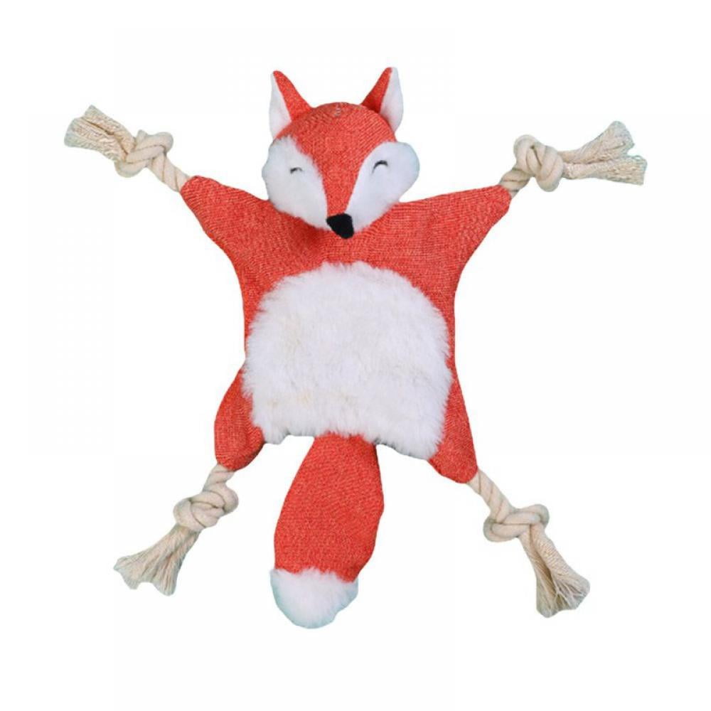 Pet Dog Toys Durable Dog Squeaky Toys No Stuffing Crinkle Dog Toy, Rope