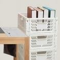thumbnail image 3 of Practical Storage Folding Basket Rectangle Storage Box Grocery Cabinet Drawer Sorting Storage Rack Home Sundries Storage Basket, 3 of 9