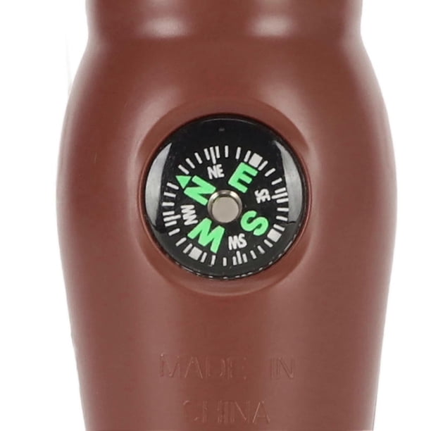 Digital Beads Counter with Compass 5 Digit Screen Time Display Low Noise Handheld Buddha Beads Counter for Meditation Brown