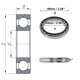 thumbnail image 4 of Rodamientos de bolas de ranura profunda 6913 de Unique Bargains 65x90x13mm Tipo abierto lubricado 1 Pcs Carro Scooter Patinete Universal Tono plateado, 4 of 6