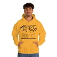 thumbnail image 3 of TSmartArt @ Walmart. Introvert. Adult Teen Heavy Unisex Pullover Hoodie. Regular | Plus, 3 of 5