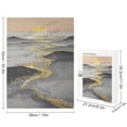 thumbnail image 2 of Grey and Gold Decor Mountain - 500 Piece Wooden Puzzle, Scenic Art for Adults, Finished Size 21 x 15 Inches, 2 of 7
