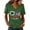 Green(1776-2026 250 Anniversary USA Flag), variant on 250th Anniversary Shirts for Women 250 Anniversary Usa Flag 4th Of July Independence Day 250 Anniversary USA Flag V Neck 1776 Short Sleeve T-Shirts Navy XXL