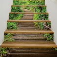 thumbnail image 5 of 6 uds 3d azulejo piso escalera pegatinas baño cocina decoración impermeable Mural calcomanías arte papel tapiz, 5 of 5