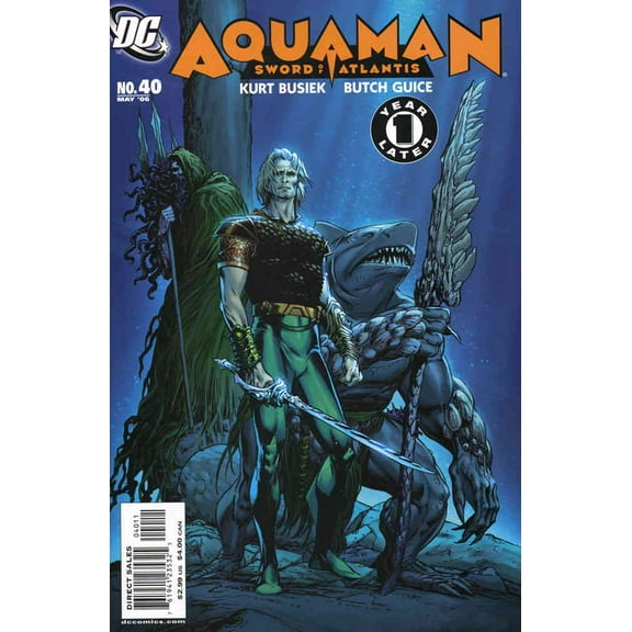 Aquaman: Sword of Atlantis #40 VF ; DC Comic Book