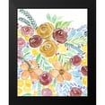 thumbnail image 2 of Moore, Regina 20x24 Black Modern Framed Museum Art Print Titled - Flower Carousel I, 2 of 5