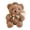 D, variant on Soft Bear Plush with Hat and Bow Tie, Cuddly Stuffed Animal for Home Decor, Huggable Bear Toy for Birthdays and Special Occasions, Decorative Figurine