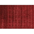 thumbnail image 1 of Ahgly Company Machine Washable Indoor Rectangle Abstract Red Modern Area Rugs, 5' x 7', 1 of 4