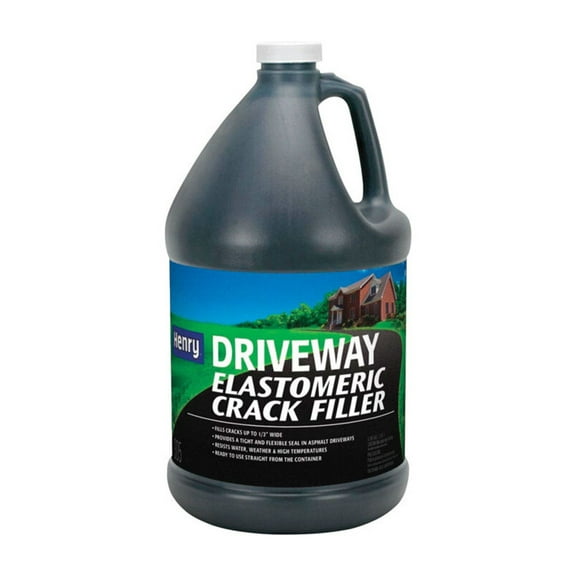 Henry HE305 Series HE305447 Driveway Crack Filler, Liquid, Black, 0.9 gal Jug