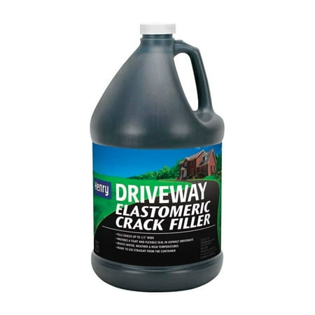Henry HE305 Series HE305447 Driveway Crack Filler, Liquid, Black, 0.9 gal Jug