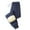 Dark Blue, variant on ManxiVoo Textured Cotton Thermal Pants for Women and Men Tapered Leg Winter Pants with Plush Lining and Secure Zipper Pockets for Unisex Fit L Size Dark Blue