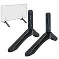 thumbnail image 1 of Soporte Universal para TV, Base para TV Lcd Samsung Vizio Sony de 32-65 pulgadas, no para Lg Tv, soporte de mesa negro para TV, 2 uds., 1 of 5