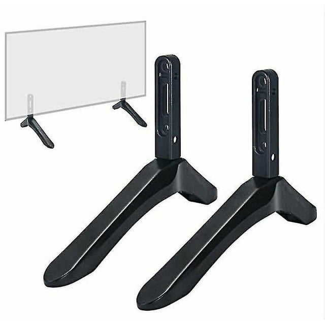 Soporte Universal para TV, Base para TV Lcd Samsung Vizio Sony de 32-65 pulgadas, no para Lg Tv, soporte de mesa negro para TV, 2 uds.
