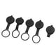thumbnail image 1 of 5Pcs DC 12V Impermeable Tapa de Toma de Encendedor de Goma Negra para Moto Coche, 1 of 1